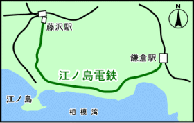 江ノ島電鉄沿線マップ｜鎌倉～藤沢