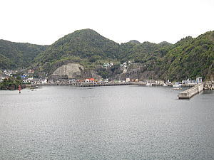 鬼の洗濯岩にズームイン